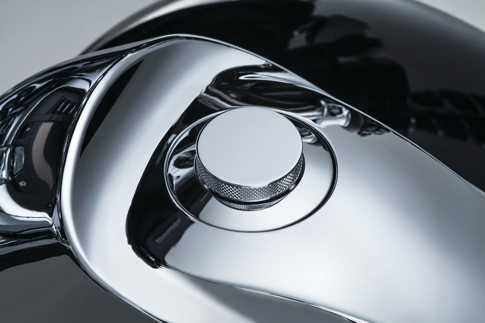 Kuryakyn Chrome Pop Up Vented Screw Type Gas Cap Harley 96-16 Softail FXD XL