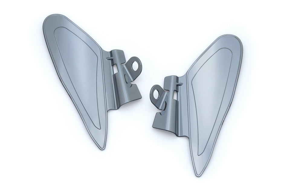 Kuryakyn Reflective Smoke Saddle Shields Heat Deflectors for Indian '14-'17