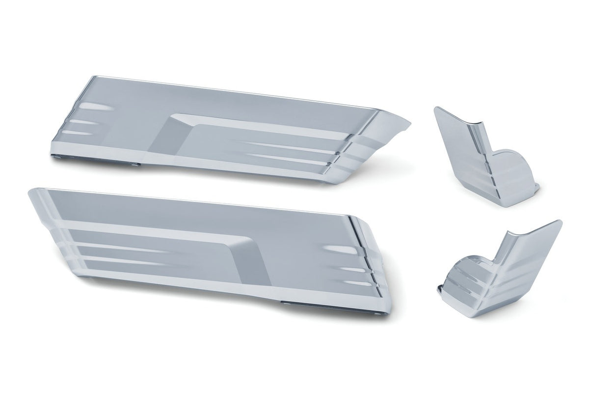 Kuryakyn 7190 Chrome Speedform Saddlebag Extensions 14-18 Harley Touring FLH/T