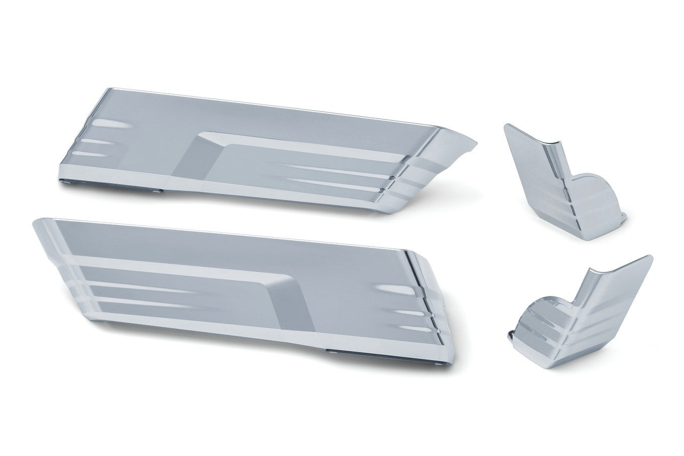 Kuryakyn 7190 Chrome Speedform Saddlebag Extensions 14-18 Harley Touring FLH/T