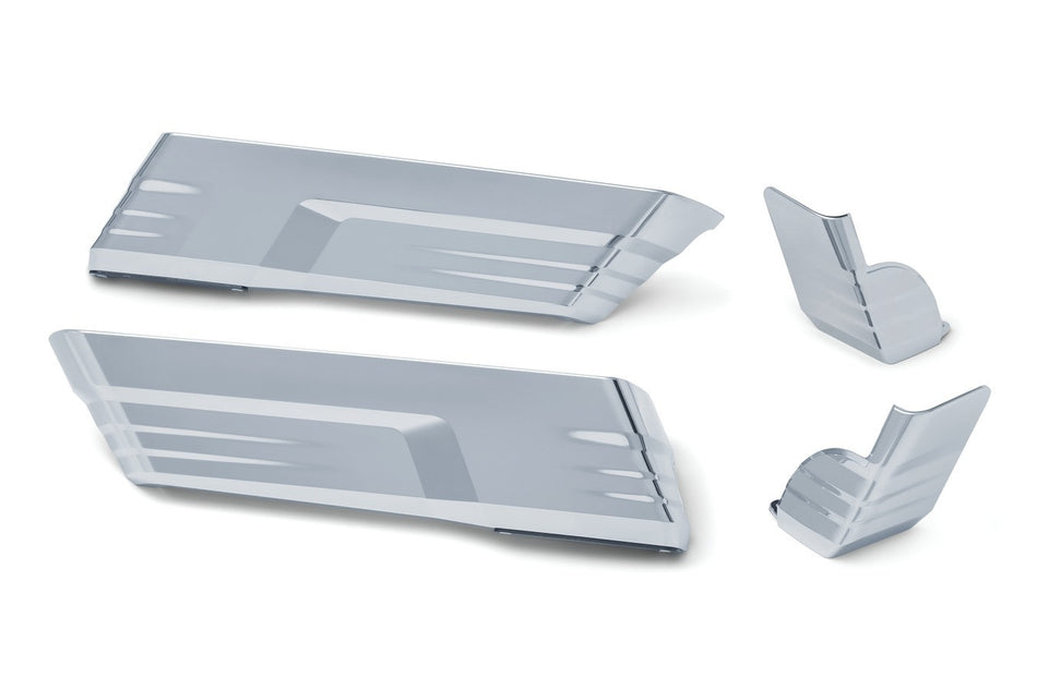 Kuryakyn 7190 Chrome Speedform Saddlebag Extensions 14-18 Harley Touring FLH/T