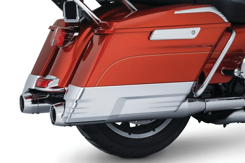 Kuryakyn 7190 Chrome Speedform Saddlebag Extensions 14-18 Harley Touring FLH/T