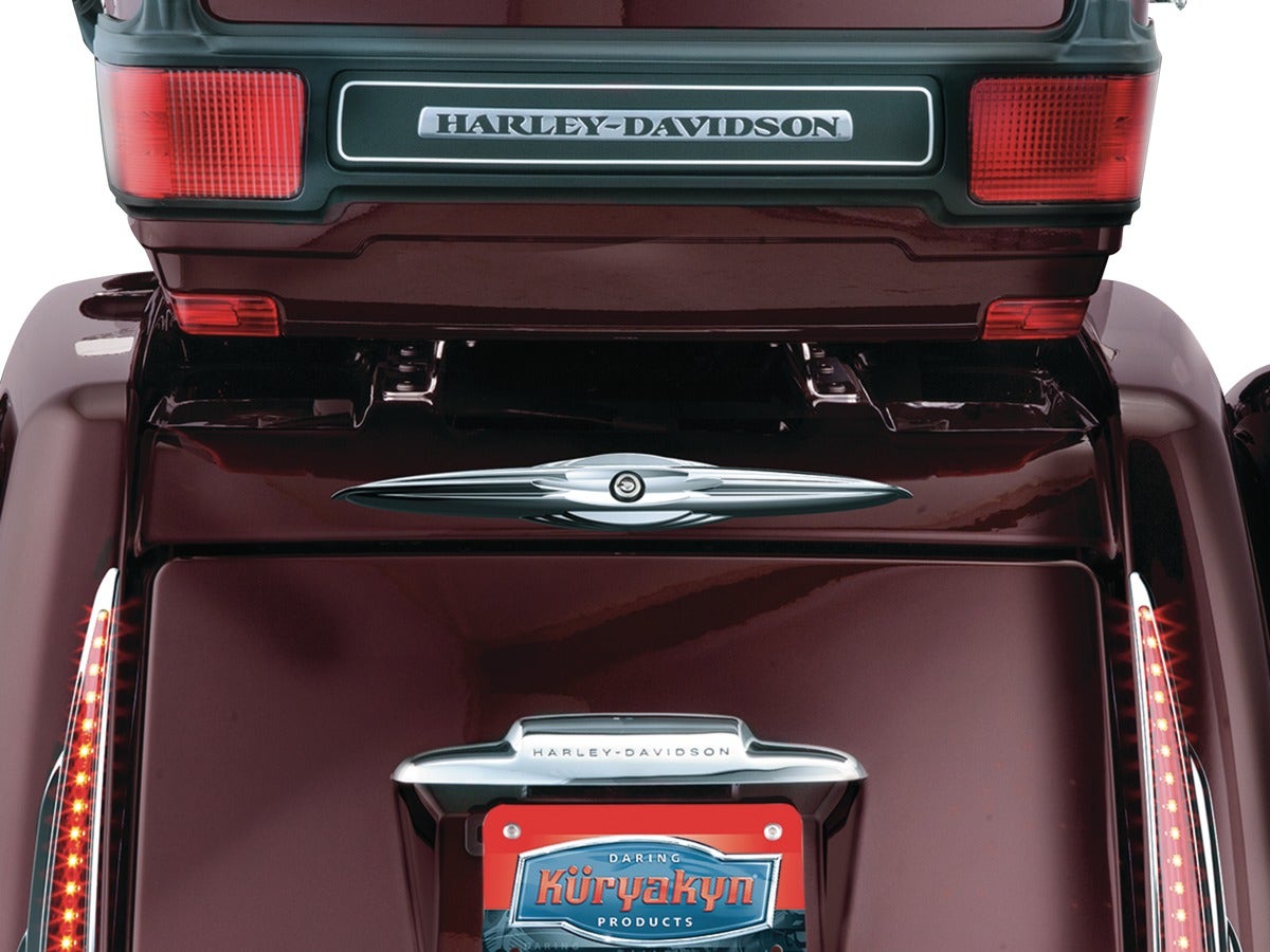 Kuryakyn Chrome Trunk Latch Accent for Harley Trike Models 09-17 | 7215