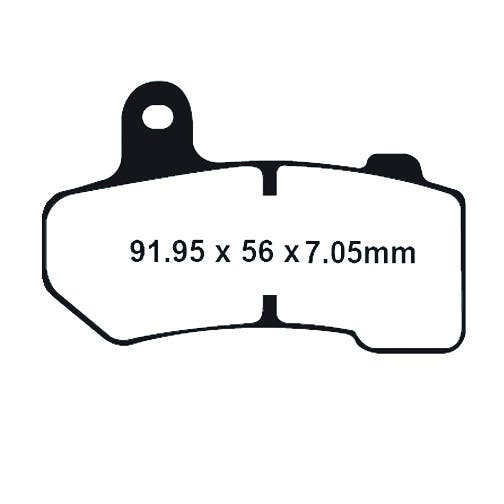 Lyndall Racing Xtreme Low Dust Front Rear Brake Pads Harley Touring V-Rod
