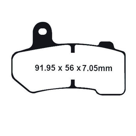 Lyndall Racing Xtreme Low Dust Front Rear Brake Pads Pair Harley Touring V-Rod