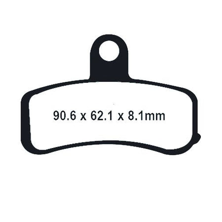 Lyndall Racing Xtreme Low Dust Series Front Brake Pads Harley Softail Dyna 08-15 | 7256X  44082-08