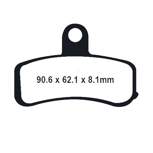 Lyndall Racing Xtreme Low Dust Series Front Brake Pads Harley Softail Dyna 08-15 | 7256X  44082-08