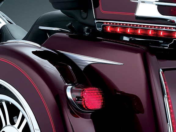 Kuryakyn 7274 Chrome Side Body Accents for Harley Trike Models 11-16