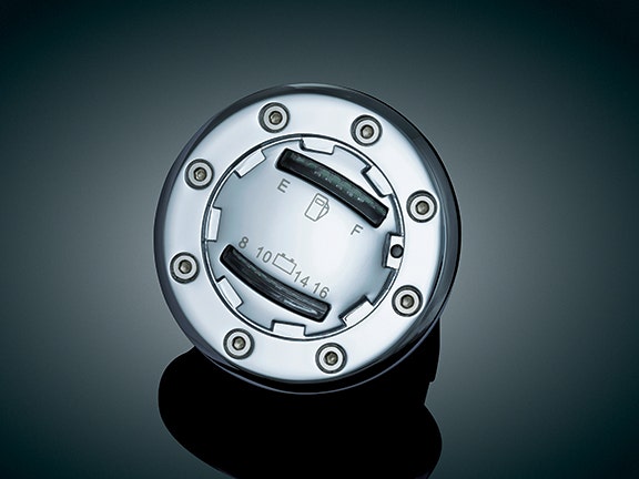 Kuryakyn Chrome Informer L.E.D. Fuel & Battery Gauge for Harley Models
