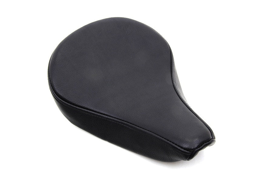 V-Twin 47-0982 Black Classic Leather Solo Seat for Harley Rigid Custom Bobber