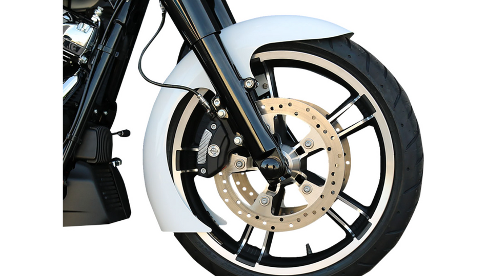 Paul Yaffe DEI Front Fender for 16-19" Wheels W/Black Adap 4 Harley 14-23 FLH