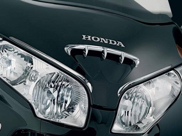 Kuryakyn 7322 Chrome Fairing Scoop Trim (ea) Honda GL1800 Gold Wing 01-07