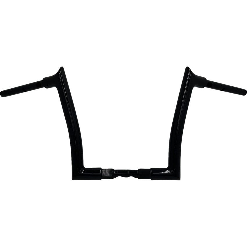 FBI Inc Black 1-1/2" EZ Install Pointed Top 12" Handlebar for 23.5-Up FLTRX