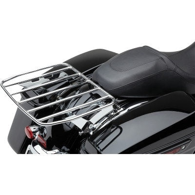 Cobra USA 602-2801 Big Ass Detachable Flat Luggage Rack Chrome Harley FLH 97-06