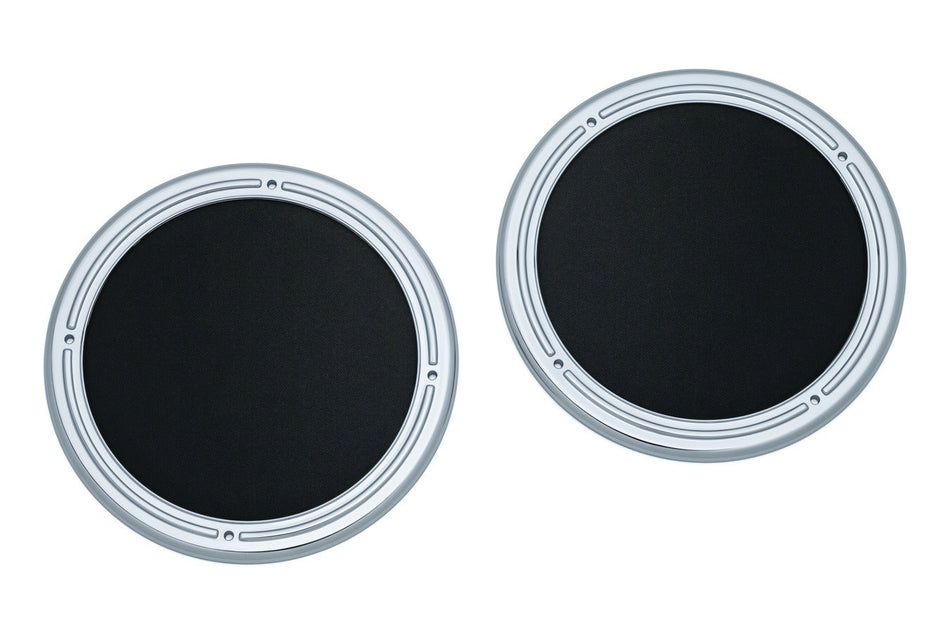 Kuryakyn Chrome Rear Speaker Accents for Harley Touring Models 14-16