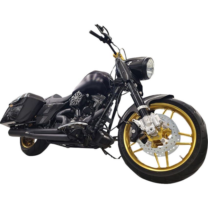 RC Laguna One-Piece Gold 19" x 3" Non-ABS Front Wheel 4 Harley 09-23 Touring