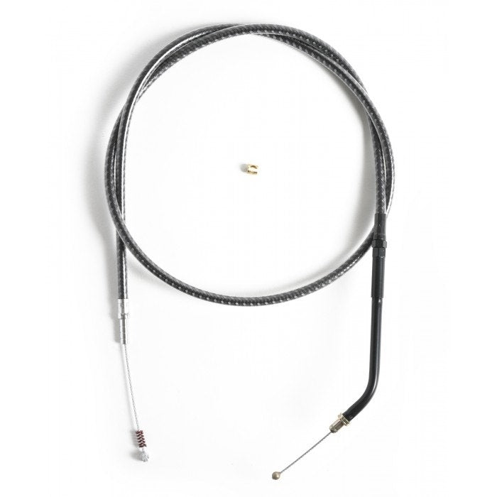 Magnum KARBONFIBR 37 7/8" Idle Cable 45 Deg Smooth Harley Sportster 07-Up