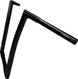 FBI Fat Baggers 1-1/4" EZ Flat Top Handlebars for FLTR '98-'13 / FLHR '94-'22 - Black / 16"