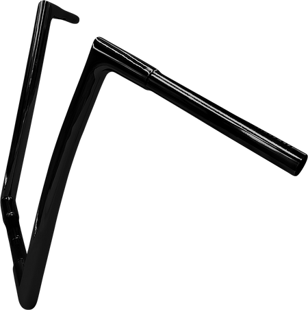 FBI Fat Baggers 1-1/4" EZ Flat Top Handlebars for FLTR '98-'13 / FLHR '94-'22 - Black / 16"
