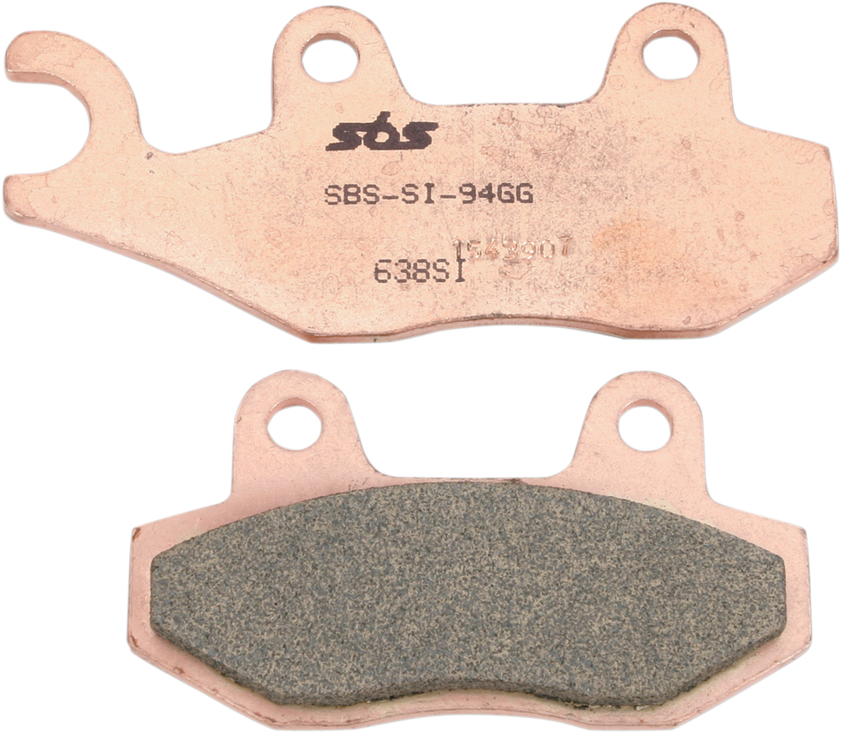 SBS 638SI SI Off-Road Sintered Front/Rear Brake Pads