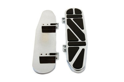 V-Twin 27-0012 Billet Chrome Floorboard Foot Rest Harley FLST / FLT 86-Up
