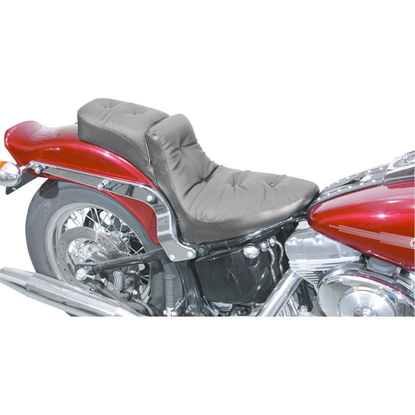 Mustang Regal Duke Pillow Harley Well-Padded Seat for 00-05 FXST 00-07 FLST