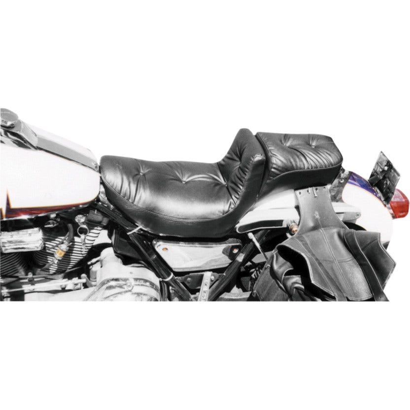 Mustang 75083 Regal Duke Pillow Top 2 Up Seat for Harley FXR 82-94 & 99-00