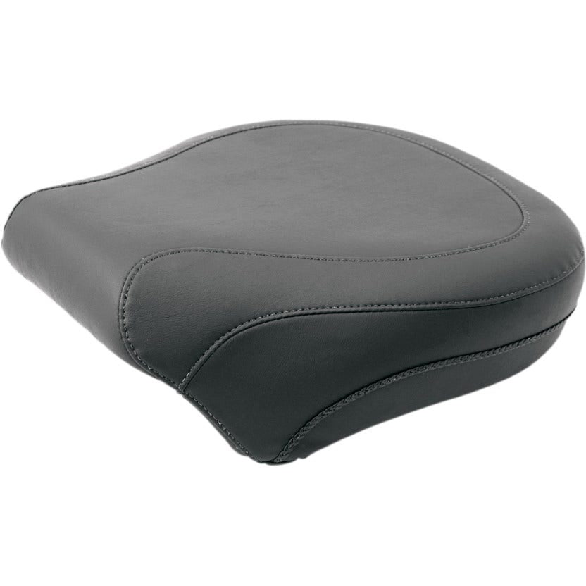 Mustang 75097 Seat Wide Black Vintage Rear Seat Only for Harley 00-05 FXST 00-07