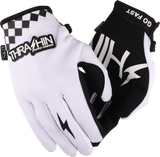 Thrashin Supply Co Go Fast Stealth Red Motorcycle Gloves