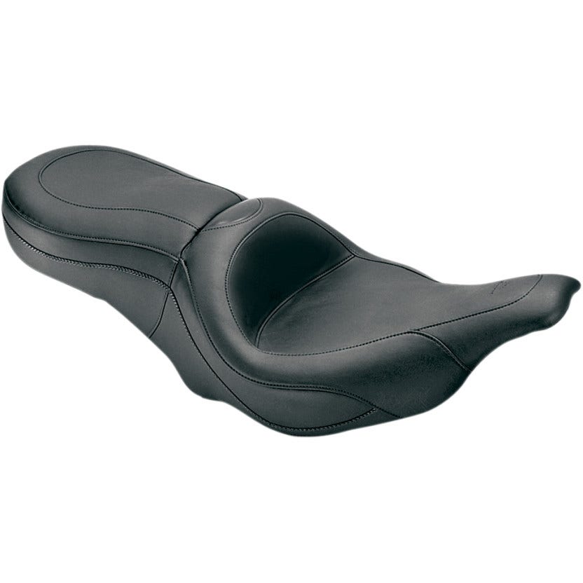 Mustang Seats 75454 One Piece Plain Sport Touring Seat Harley FLHT FLTR 97-07