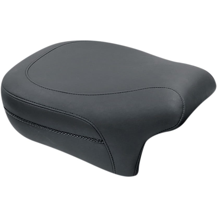 Mustang 75460 Wide Rear Passenger Pillion Seat No Studs Harley FLH/T 97-Up