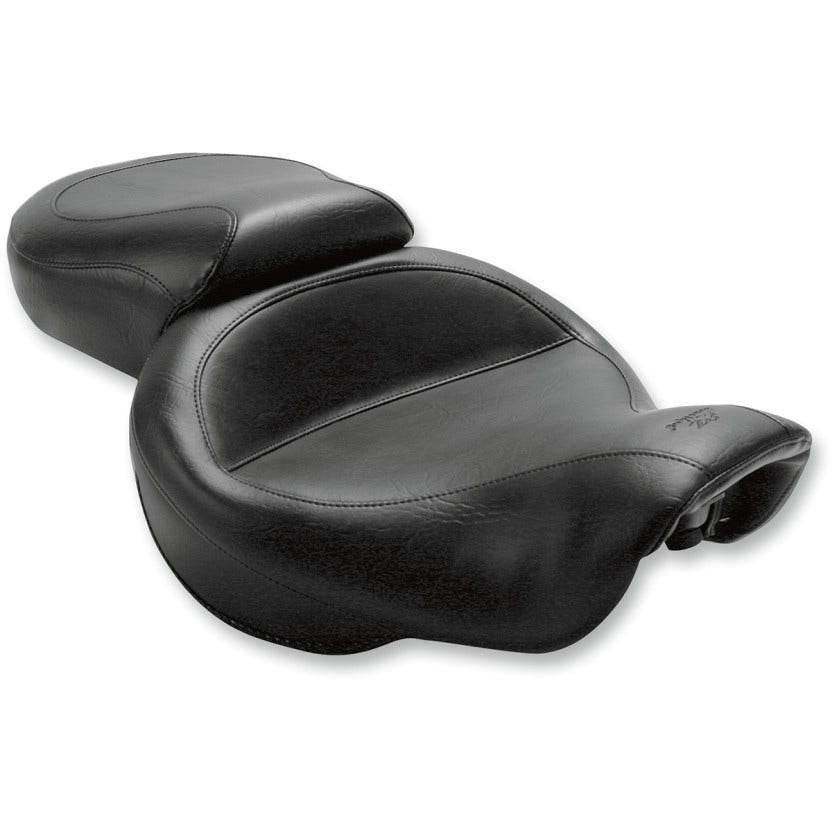 Mustang 75535 Wide Touring 2 Up Seat 06-17 Harley Dyna