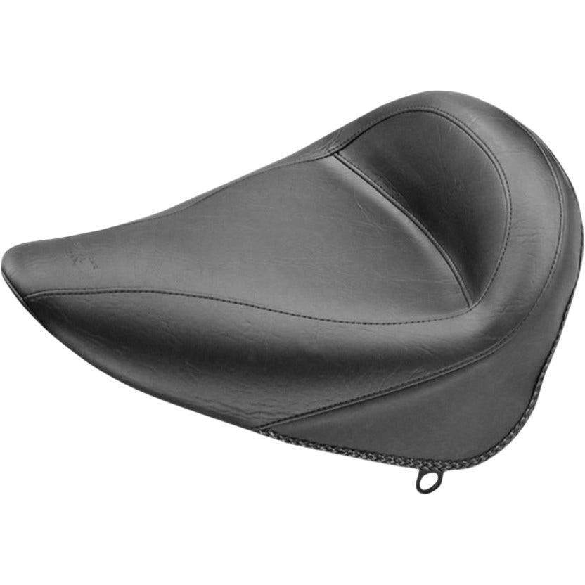Mustang 75750 Black Vintage Solo Seat Only Harley Softail FXST FLST 84-99