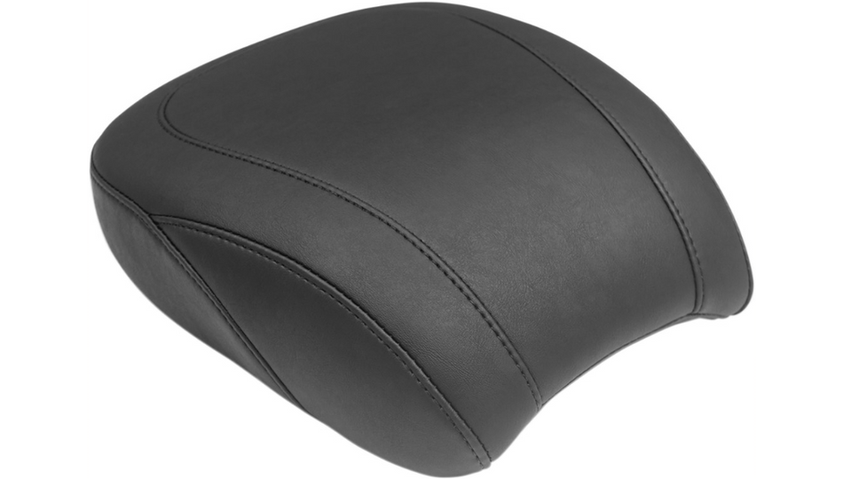 Mustang Wide Tripper Solo Black Vintage Harley Rear Seat 18-23 FLDE/FLHC/FLHCS