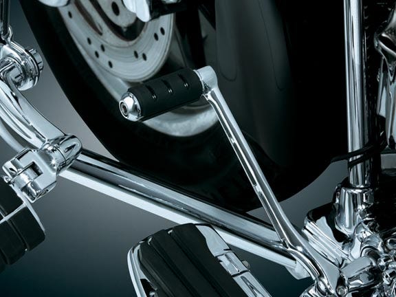 Kuryakyn 7594 Chrome Longhorn Trident ISO-Shift Peg Harley Universal