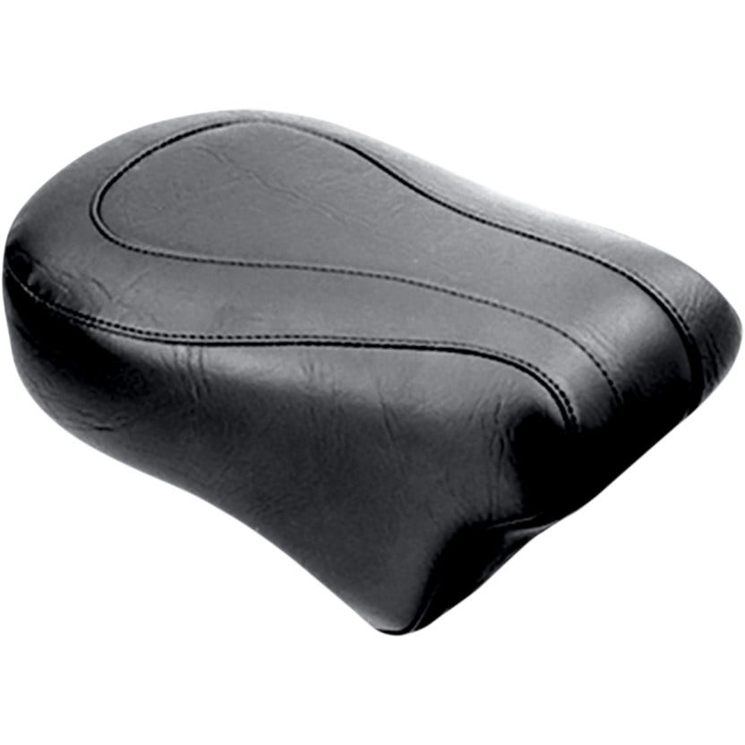 Mustang 76109 Black Vintage Standard Rear Seat Pillion Harley Dyna Models 06-17