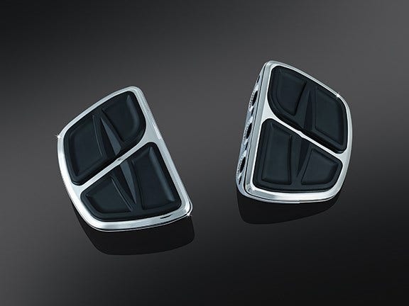 Kuryakyn Chrome Kinetic Mini Boards without Adapters Universal Fitment