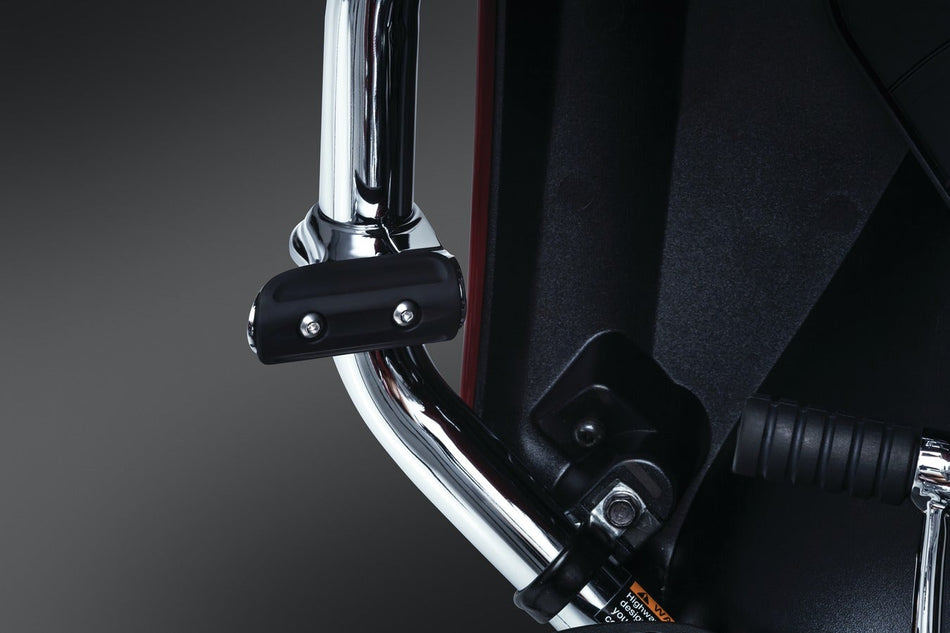 Kuryakyn Chrome Toe Rest Cruise Pegs for Victory Indian & Univ 1-1/4" Bars Pair | 7615