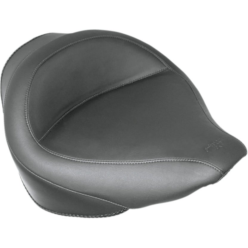 Mustang 76248 Seat Wide Black Vintage Solo Seat Harley Softail 06-10 FXST 07-17 FLSTF