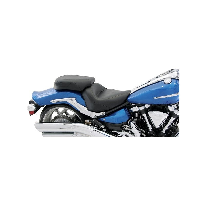 Mustang 76261 Plain Smooth Vintage 2 Up Wide Touring Seat Yamaha Raider 08-17