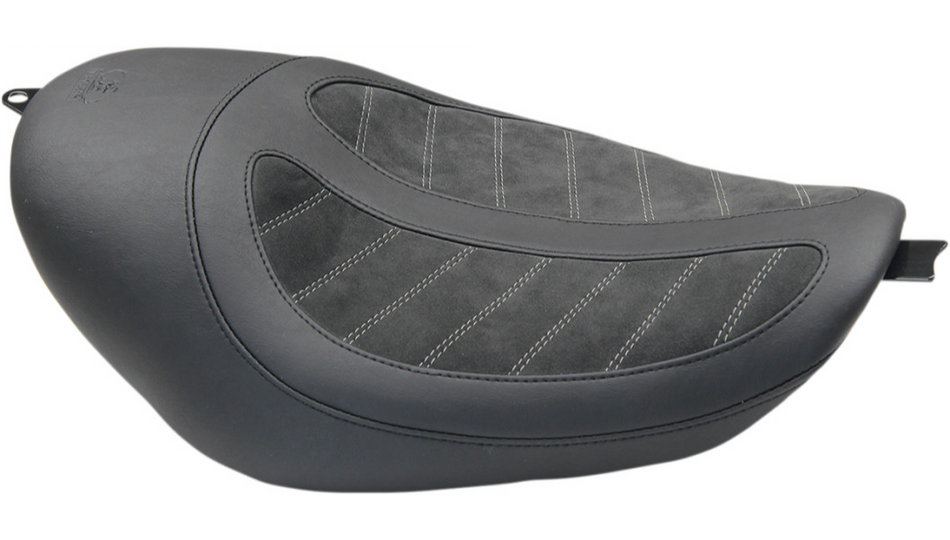 Mustang Fred Kodlin Signature Series Solo Black Seat 4 Harley 04-06 10-21 XL