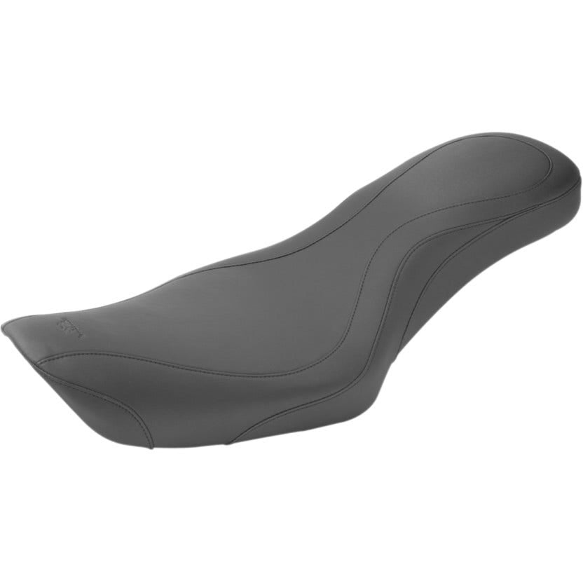 Mustang Daytripper 2-Up Black Leather Seat 4 Harley 96-03 Dyna Glide