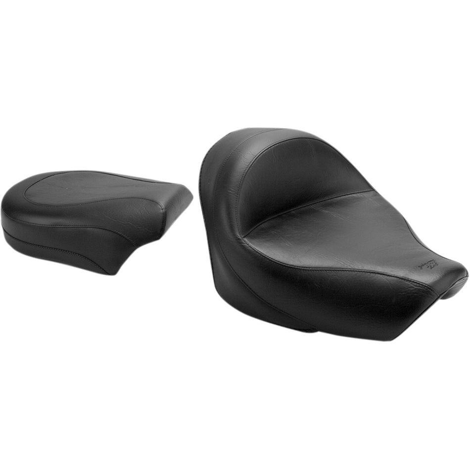 Mustang 76521 Vintage Wide Touring Two Piece Seat 04-09 11-17 Honda 750C Aero