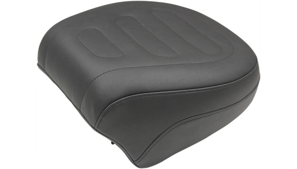 Mustang Solo Tour Breakout Black Trapezoid Stitch Harley Passenger Seat for 13-17 FXSB