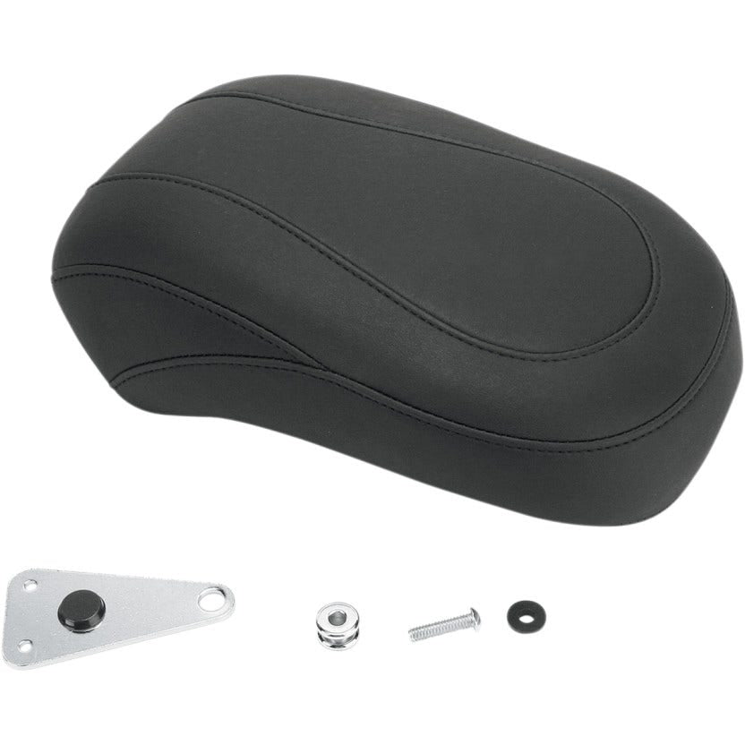 Mustang 76581 Black Vintage Tripper Passenger Pillion Seat for Dyna Glide 06-17