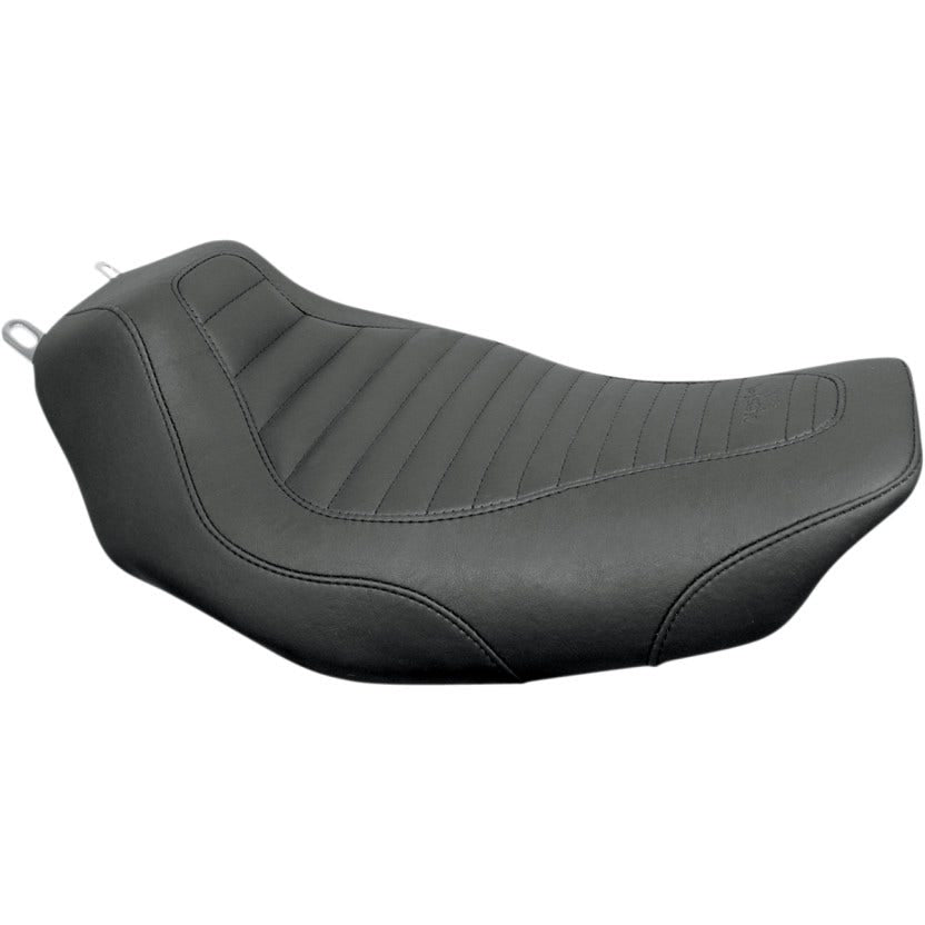 Mustang 76716 Tuck & Roll Tripper Smooth Solo Seat for Harley FLHR FLHX 97-07