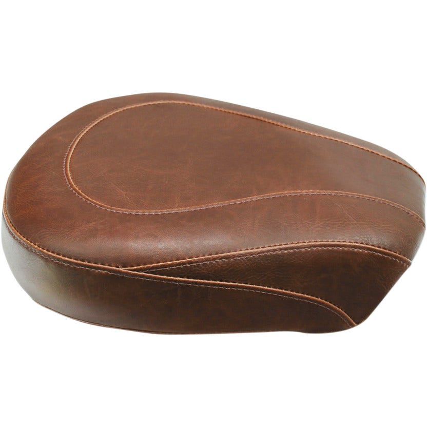 Mustang 76721 Smooth Brown Wide Low Tripper Rear Seat for Harley Touring 97-23