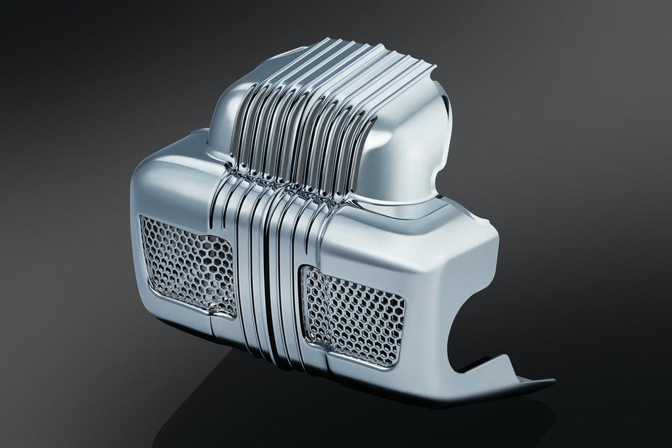 Kuryakyn Chrome Coolant Pump Cover for Harley '14-'16 FLH/T Twin Cooled Models
