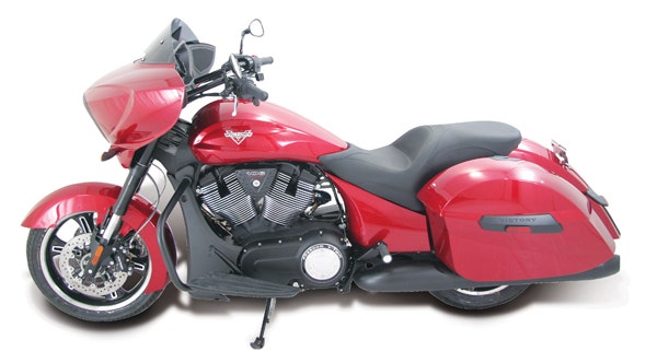 Mustang 76824 Black Original Touring One Piece 2-Up Seat 10-17 Victory 486046 0810-1419 08101419
