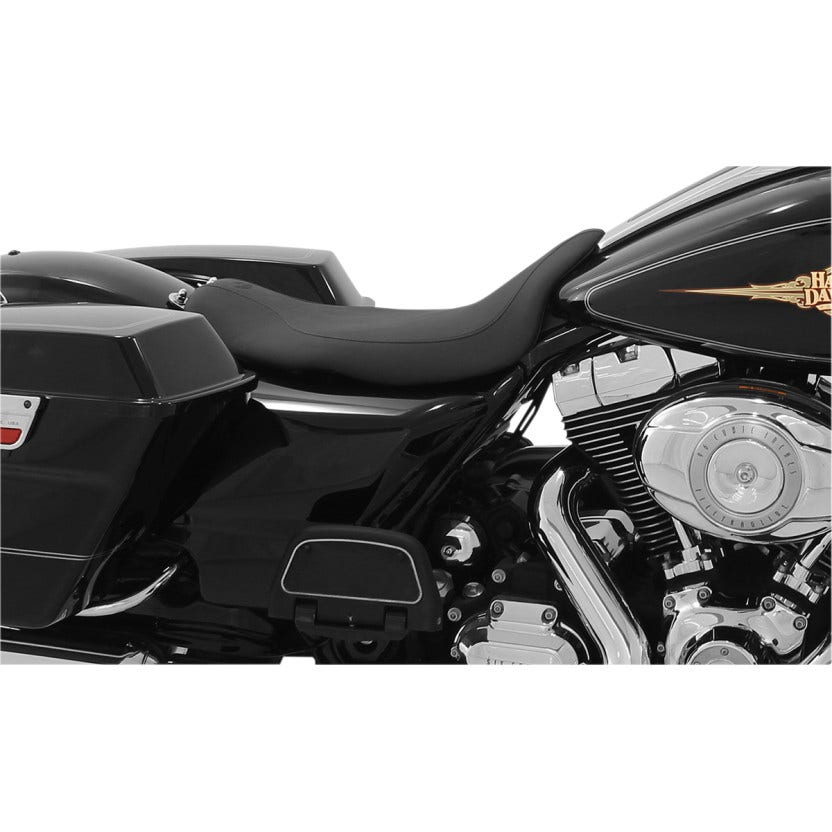 Mustang 76869 RunAround Low Profile Solo Seat for Harley Touring 08-23 FLH
